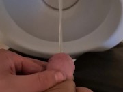 Soft dick pissing 5/16