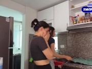 I'm my friend's husband's lover, so I comfort her with lesbian sex. 2/16