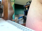 fat male chilling on the cam 4/16