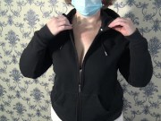 Hairy pussy and big natural saggy tits of a mature BBW milf. 1/16