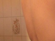 My friend joins me in the shower and gives my pussy a massage 15/16