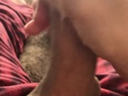 Cum after a long edging session dripping precum 7/16