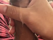 Cum after a long edging session dripping precum 8/16
