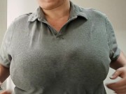 Big Beautiful Tits in Public Bathroom ***ALMOST CAUGHT*** 4/16