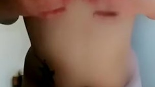 Rub down pierced titties