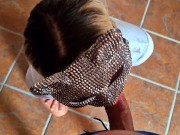 stepsister decided to suck my dick