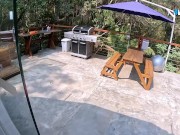 Transando com a peituda no lounge pra todo mundo ver | Fernanda Ribeiro | 7/16