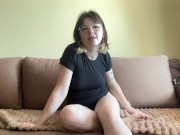 Sexy brunette with big boobs shows off her body 10/16