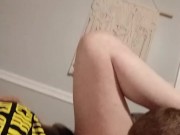 Milf gets ate while her husbands at work 15/16