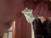 Sexy red head sucking my cock!!!😈😈😈 9/16