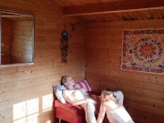 Milf fucked in standing missionary. Cozy garden cottage made for fucking! 6/16