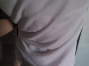 Fingering my friend, while she's taking a shower. She has orgasm. 5/16