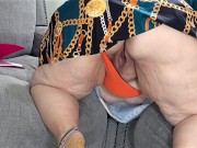 Big juicy fat ass real estate agent cleaning & working from home in short mini dress show property 13/16