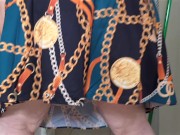 Big juicy fat ass real estate agent cleaning & working from home in short mini dress show property 2/16