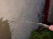 Pee art on a wall 7/16