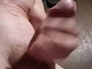 Stroking my big cock 5/16