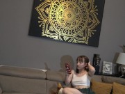 Hory and Sexy Tight Pussy College Girls in Short Skirt and Satin Nightie wants to give a Handjob to a Big Dick Guy 1/16