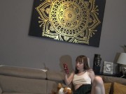 Hory and Sexy Tight Pussy College Girls in Short Skirt and Satin Nightie wants to give a Handjob to a Big Dick Guy 2/16