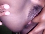 Rubbing and fingering my fat horny pussy 7/16