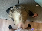 Fucked his girlfriend standing and came in her mouth. RAW 3/16