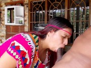 Girl sucking her stepbrother's big cock 12/16