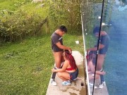 Girl sucking her stepbrother's big cock 4/16