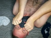 i smell my own stinky underwear and show the smelly cock 13/16