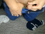 i smell my own stinky underwear and show the smelly cock 3/16