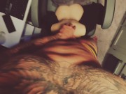 Worship your big tits with cum and blowjob Fantasy 9/16