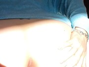 Bending over and gaping my fanny 7/16