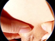 My clit takes a peek at the sun 12/16