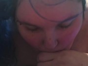 POV I'm sucking you off 🤤💙 - OnlyFans teaser 7/16