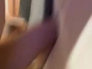 Fucking myself with a toy then blowing my load on my chest 1/16