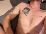 Fucking myself with a toy then blowing my load on my chest 16/16