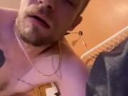 Fucking myself with a toy then blowing my load on my chest 5/16