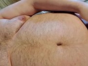 Stretched out on the bed and playing with my dick til I cum 11/16