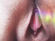 A close up of my pussy shedding a tear 15/16