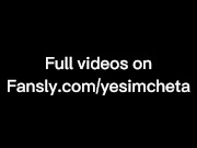 EBONY THOT TAKES DICK ON CAMERA (full video on Fansly) 14/16