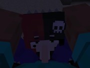 Minecraft Sex With a Goth Big Girl 4/16