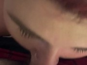 Step sister gives a passionate blowjob 1/16