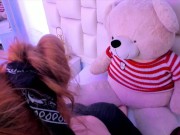 Cute faced redhead sucks dildo in pov for you 2/16