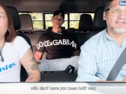 Khloe monta la polla de su hombre hasta que le llena el coño con semen caliente | Juan Bustos ROAD 2/16