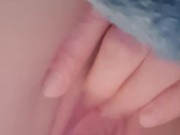 Мокрая розовая pussy handjob 7/16