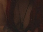 Teen Nattali whites titts bouncing as she rides a toy 5/16