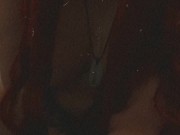 Teen Nattali whites titts bouncing as she rides a toy 6/16