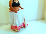 Arab Muslim Hot Mom Marries Asian Man For a day & wear Local Culture dress & Open Her big ass & Tits 13/16