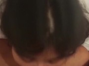 o///o me encanta que me vean chupándole la pija a mi novio. 7/16