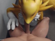 Renamon -  Hard ass fuck with cremapie 7/16