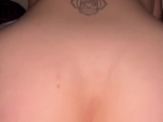 GIRL WITH A BACK TATTOO WANTS TO RIDE MY BIG HARD COCK IN THE MORNING 12/16