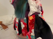 POV Asian Girl Moaning Creampie with Japanese Cosplay 1/16